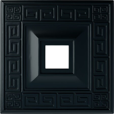 Ekena Millwork Eris Ceiling Medallion (Fits Canopies up to 9 7/8"), 18"W x 18"H x 3 1/2"ID x 1 1/8"P, Night Shade CM18ERNSF